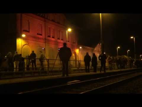 Licht- und Klanginstallation belebt den Dorstener Bahnhof