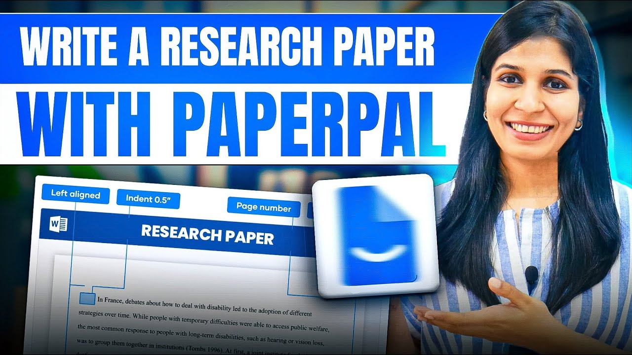 WRITE A RESEARCH PAPER WITH AI TOOL - PAPERPAL! 🔥Complete step-by-step process explained 🤯