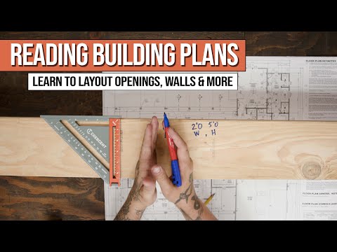How-To: Reading Construction Blueprints [Architectural #1 - Doors, Windows, Layout]
