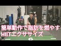 【初心者OK】簡単動作で脂肪を燃やすHIITエクササイズ