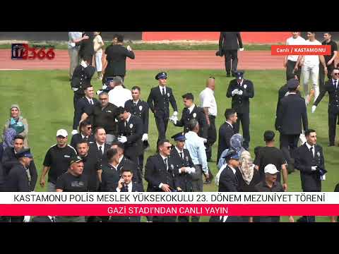 KASTAMONU POLİS MESLEK YÜKSEKOKULU 23. DÖNEM MEZUNİYET TÖRENİ