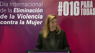 <p>25N Día Internacional de la Eliminación de la Violencia contra la Mujer. Presentación del Servicio 016 en Barcelona</p>