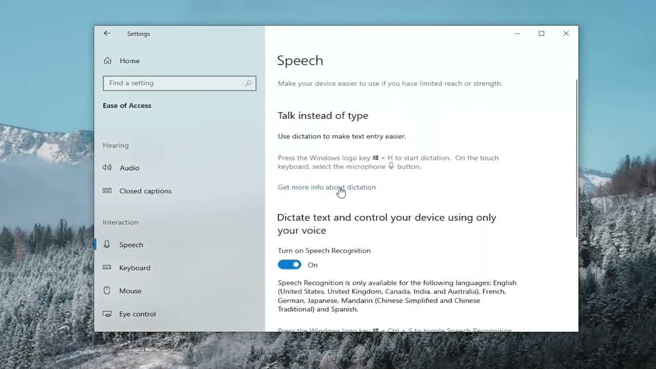 How To Enable Speech Recognition on Windows 10 [Guide]