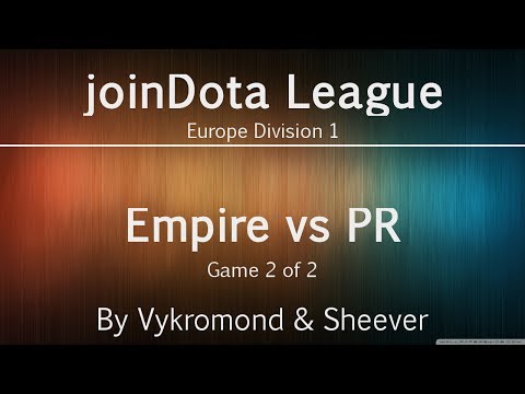 Power Rangers vs Empire, game 2 - joinDota League Europe Div 1