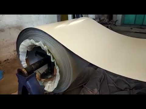 Red ppgl crimping curved sheet