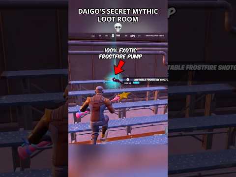 DAIGOS SECRET MYTHIC LOOT ROOM in Fortnite Season 3😳 (Chapter 6) #fortnite #foryou #fyp #shortsfeed