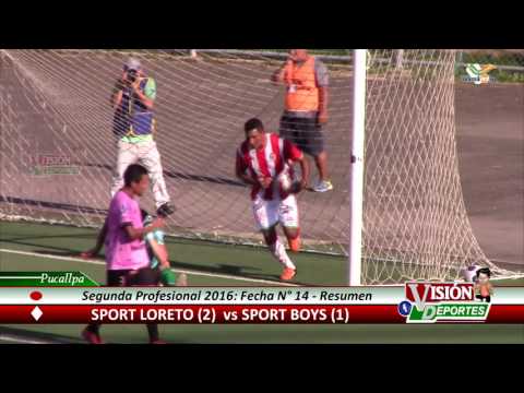 Sport Loreto 2 vs Sport Boys 1 - Resumen HD - Segunda Profesional 2016 - Fecha 14