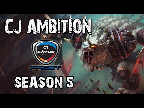 CJ Ambition Rengar vs Gragas Jungle Ranked Challenger Korea