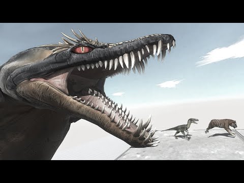 Pliosauroidea Mosasaurus Challenge: Run Across Unstable Bridge!