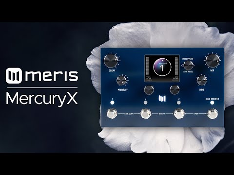 Meris Mercury X Reverb Sound Demo (no talking) with Sequential OB-6 Synth