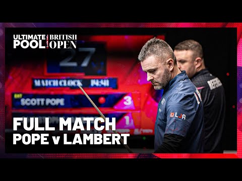 THE NUMBER 1 FRENCH POOL PLAYER IN ACTION | Scott Pope vs Christophe Lambert | British Open 2025