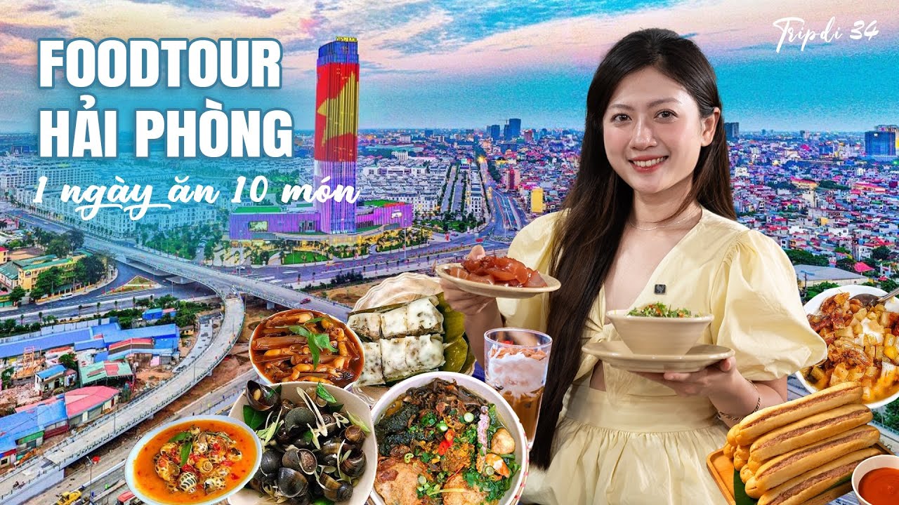 Foodtour Hai Phong, eat 10 DELICIOUS DISHES in 1 DAY | Tripdi 34