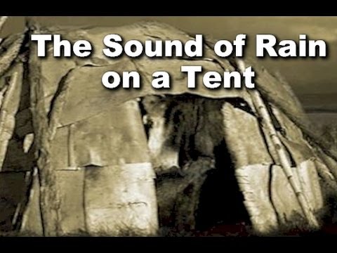 Rain on a Tent Made of Canvas - 90 Minute Wilderness Sound