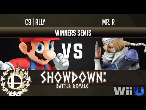 Showdown Battle Royale WINNERS SEMIS - C9 | Ally (Mario) vs Mr. R (Sheik, Cloud)