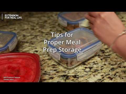 Tips for Proper Meal Prep Storage