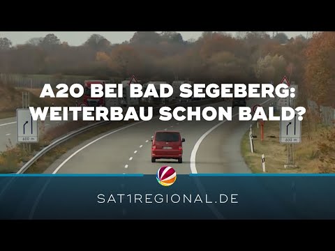 Weiterbau der A20 bei Bad Segeberg: Land gibt grünes Licht
