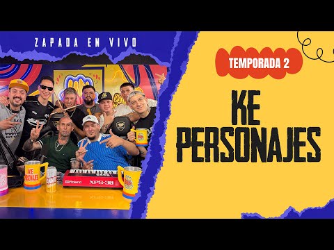 KE PERSONAJES / Zapada EN VIVO en UN POCO DE RUIDO !