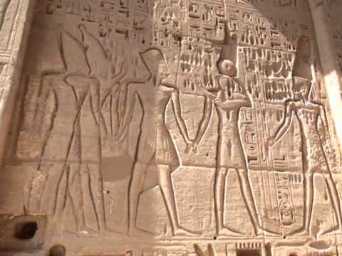 Temple of Ramses III Part 1 Tayeb Luxor city Egypt 2012