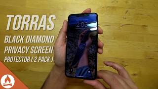 Torras Black Diamond Privacy Screen Protector (2 pack)