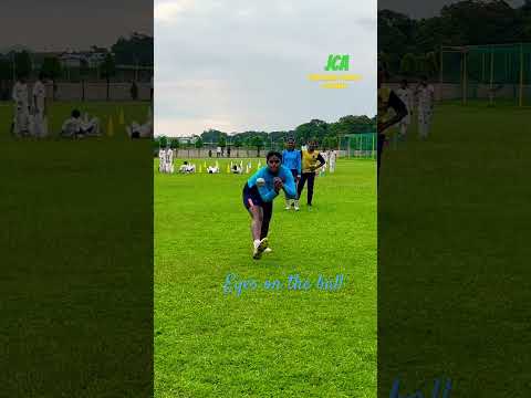 State player : Palvika , catching practice session with coach : Charanjit Kaur #jca  #shortvideo