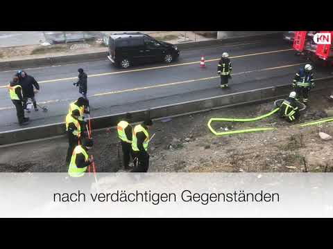 Polizei sucht an Autobahn bei Kiel nach Gegenständen