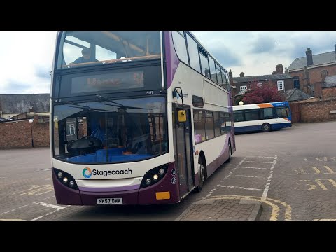 *Thrash* Stagecoach East Midlands ADL Enviro 400 19197 NK57 DWA