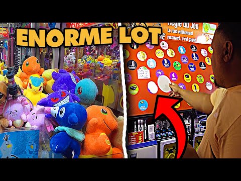 ON GAGNE LE PLUS GROS LOT A LA FETE FORAINE EN VACANCES (nouvelle machine unique en France)