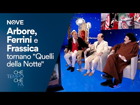 Arbore, Ferrini e Frassica tornano "Quelli della Notte" | Che tempo che fa