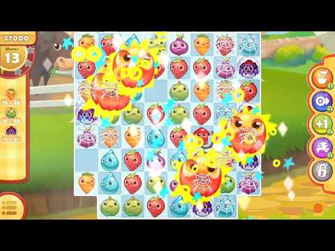 Farm Heroes Saga 360 level. No boosters. 3 stars.