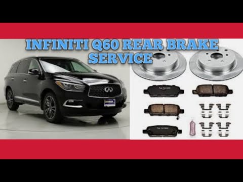 how to replace rear pads and rotors infiniti q60