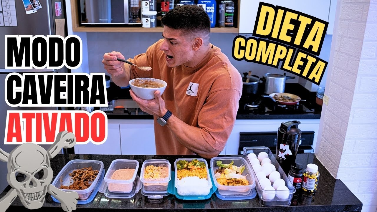 TUDO QUE EU COMO EM UM DIA PARA SECAR AO EXTREMO!