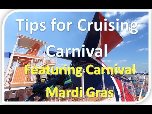 Cruise Tips ft Carnival Cruise Lines