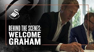 Graham Potter&#39;s first 24 hours at the Swans | Behind the scenes