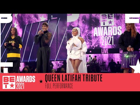 Lil’ Kim, Monie Love, Rapsody, & MC Lyte Perform A Medley Of Queen Latifah Hits | BET Awards 2021