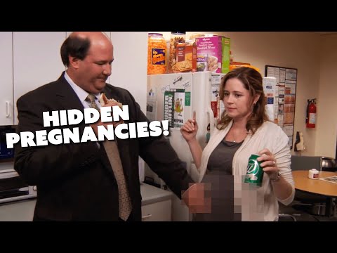 All of the Hidden Pregnancies on The Office | Comedy Bites