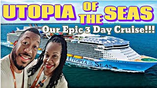 UTOPIA OF THE SEAS | What Do 3 Nights on a ROYAL CARIBBEAN CRUISE Look Like? | Our Full Experience