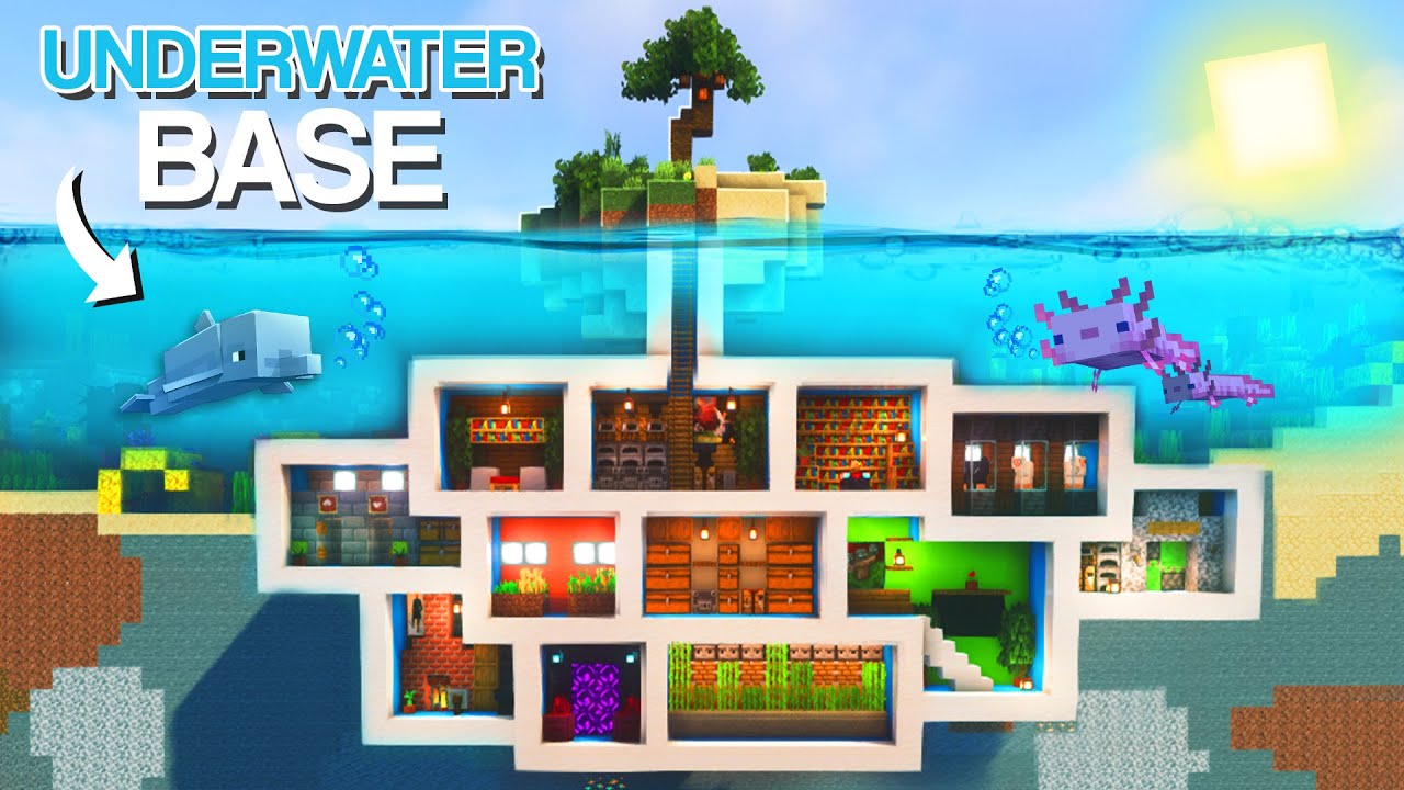 Minecraft: ULTIMATE Underwater Base Tutorialâ€‹ - YouTube