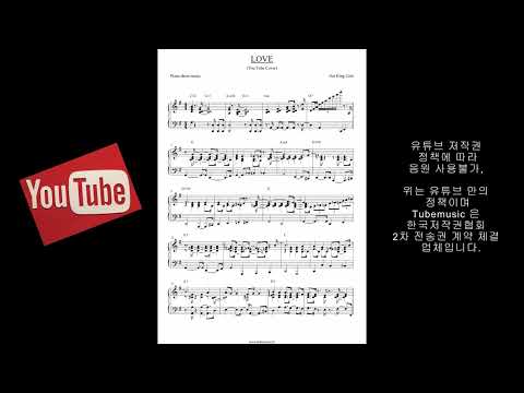 Nat King Cole - L O V E (Cover) Piano score