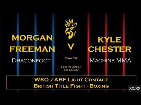 Battle of the North 3 - Morgan Freeman - Dragonfoot v Kyle Chester - Machine MMA