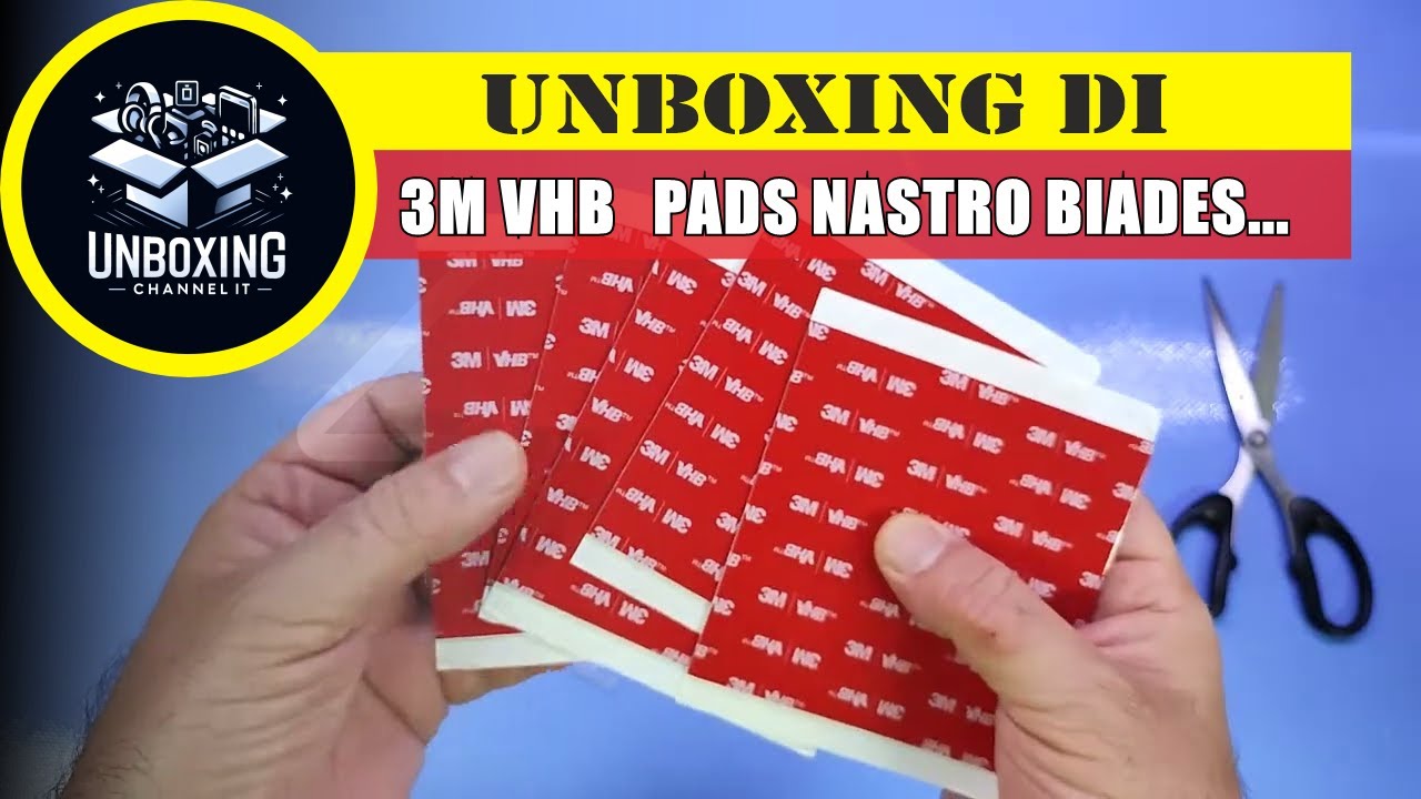 3M VHB   Pads Nastro biadesivo Extraforte in schiuma acrilica quadrati 100mm