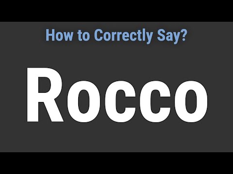 How to Pronounce Name Rocco (Correctly!)