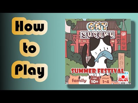 How To Play: Cat Sudoku: Summer Festival