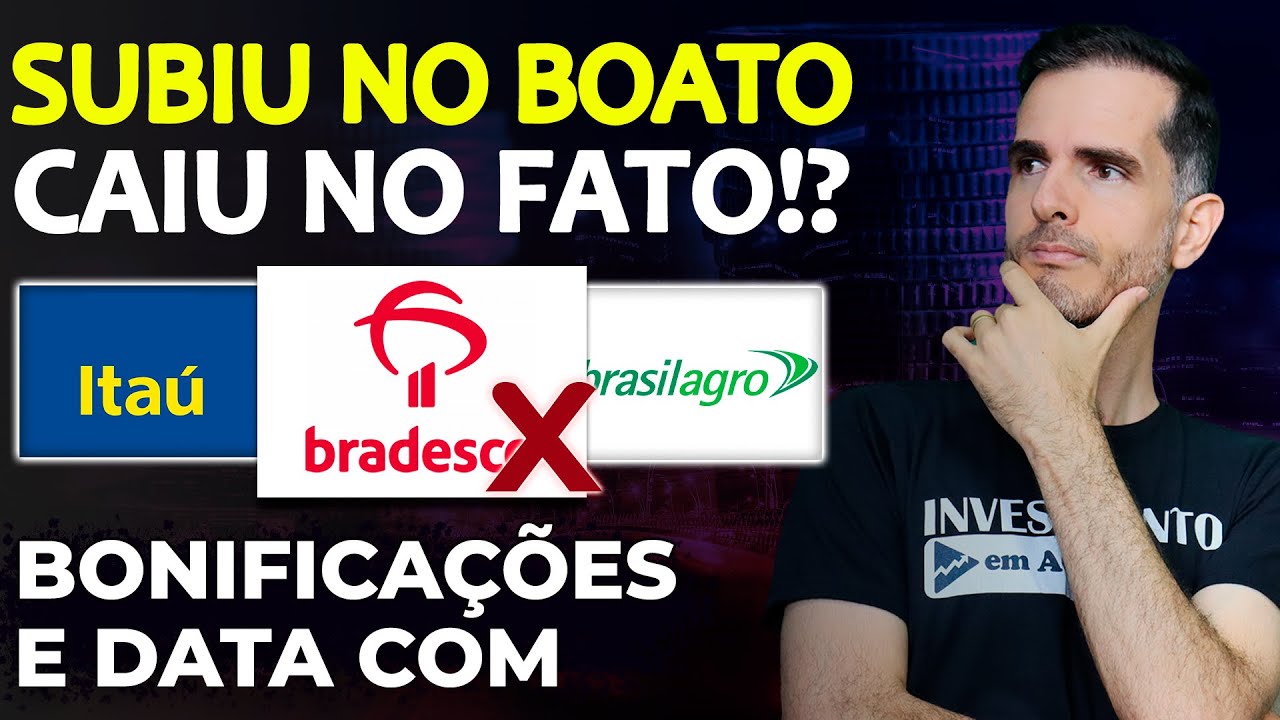 BBDC3 E BBDC4 ABAIXO DE R$ 12,00 - DIVIDENDOS P/ 2025, DATA COM, BONIFICAÇÕES - ITUB4, BBDC4, AGRO3