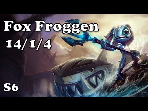 54: Fox Froggen Fizz Mid VS Azir S6 Master Ranked NA League of legends