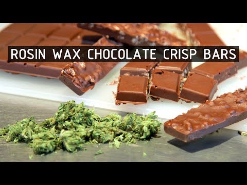 How To Make Chocolate Crisp Bar Cannabis Edibles with Rosin Wax: Cannabasics #104