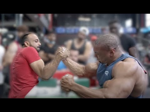 Rahul Panicker (INDIA) Vs Larry Wheels (USA) | Bulldog Armwrestling