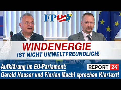 Windkraft schadet Umwelt & Gesundheit - Der Faktencheck im EU-Parlament!
