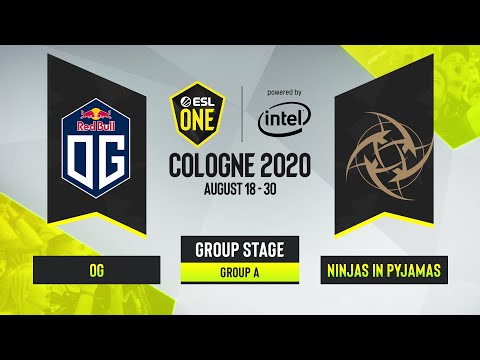 CS:GO - OG vs. Ninjas in Pyjamas [Mirage] Map 3 - ESL One Cologne 2020 - Group A - EU