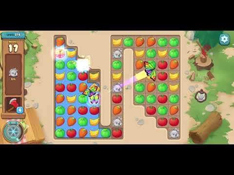 We Bare Bears Match3 Repairs Level 216 - No Boosters