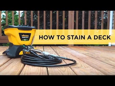 Deck Staining – Spray, Roll or Brush - Legacy Painting